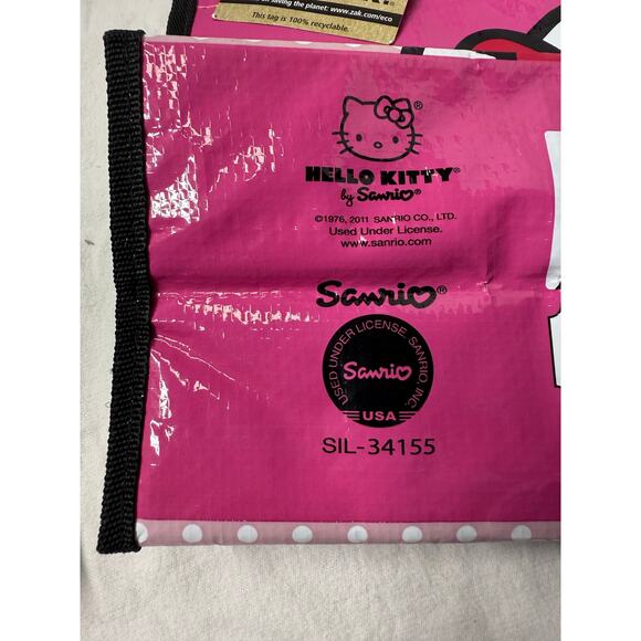 Hello Kitty by Zak Dura Sak Lunch bag Insulated Reusable Foldable Easy Clean NWT - Picture 3 of 12